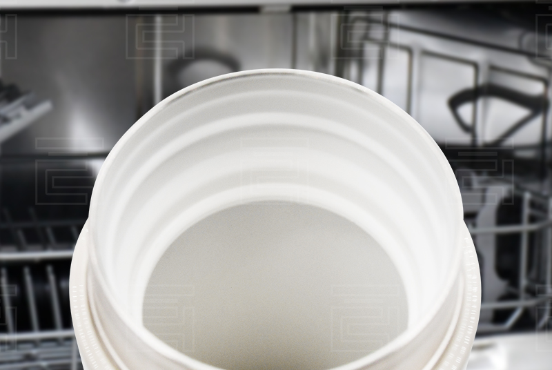 Why must the water cup with ceramic paint inside pass the 100 grid test and the dishwasher test?