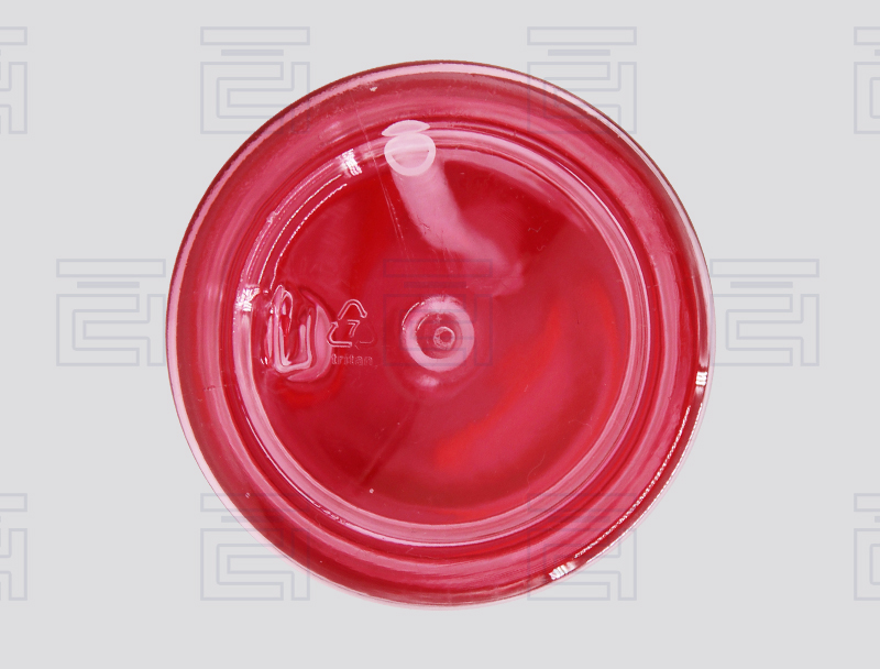 What does the numerical symbol 7 on the bottom of a plastic cup represent?