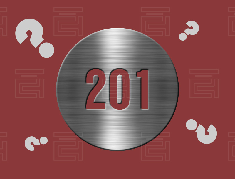 Why is it not recommended to use 201 stainless steel as a material for stainless steel water bottle production?