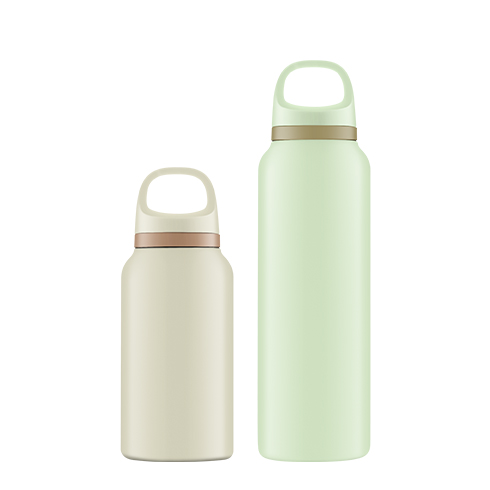 600ml Customized Color Round Middle Mouth Stainless Steel Wine Bottle With Lid