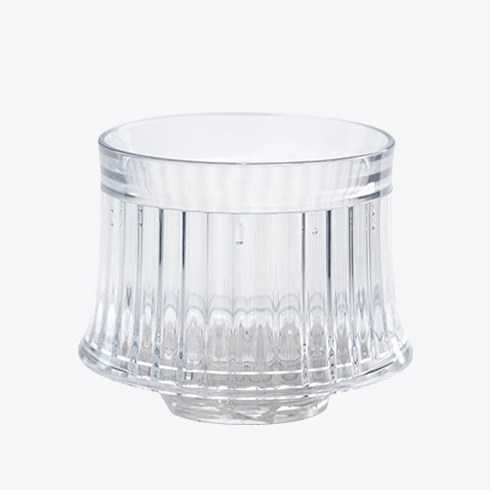 Transparent cake filter cup